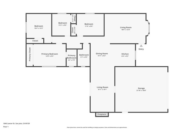 1040 Lancer Drive, San Jose, CA 95129