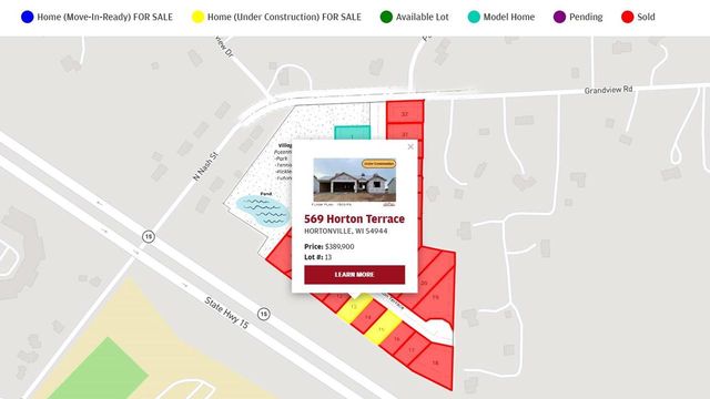 569 HORTON TERRACE, Hortonville, WI 54944