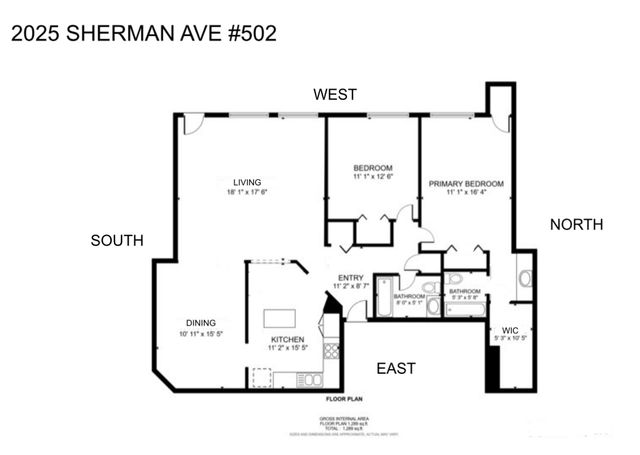 2025 Sherman Avenue 502, Evanston, IL 60201