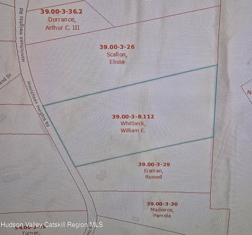 Lot 8 Hinrichsen Heights Drive, Coxsackie, NY 12051