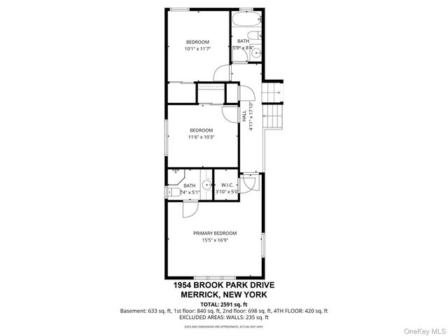1954 Brook Park Drive, Merrick, NY 11566