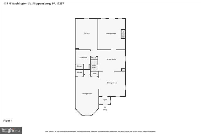 115 N WASHINGTON STREET, Shippensburg, PA 17257