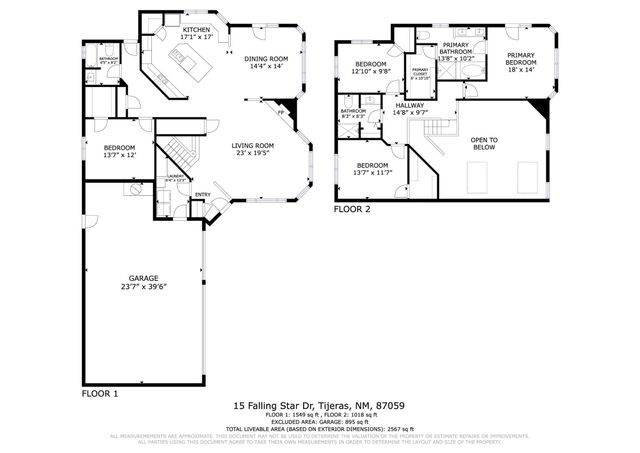 15 Falling Star Drive, Tijeras, NM 87059