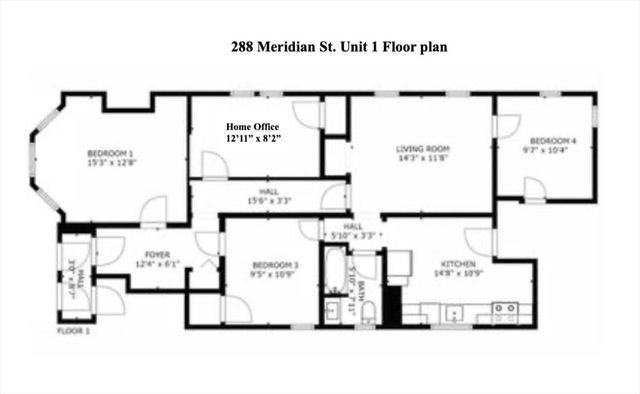 288 Meridian St. 1, Boston, MA 02128
