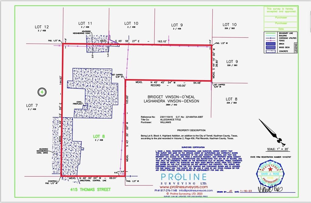 415 Thomas Street, Terrell, TX 75160