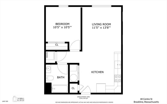 40 Centre St 405, Brookline, MA 02446