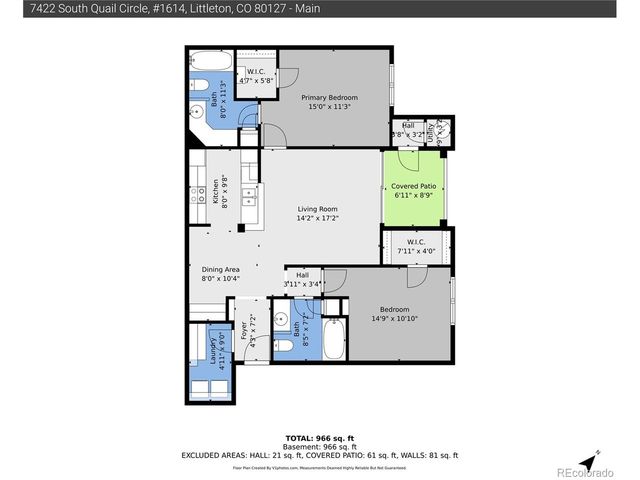 7422 S Quail Cir 1614, Littleton, CO 80127