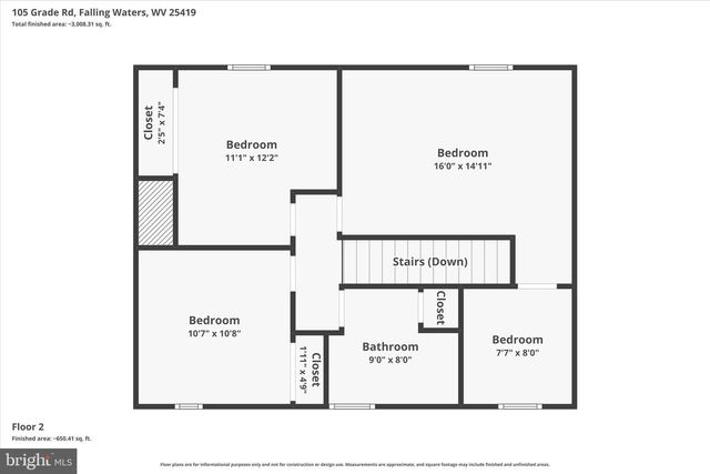 105 GRADE RD, Falling Waters, WV 25419