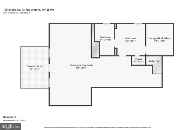 105 GRADE RD, Falling Waters, WV 25419