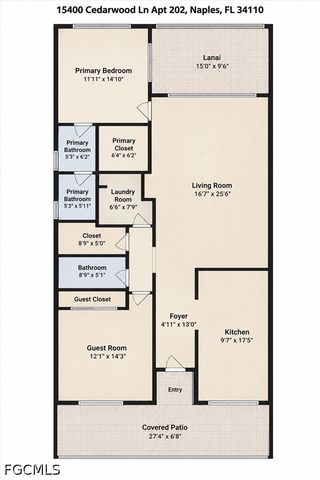 15400 Cedarwood LN 202, Naples, FL 34110