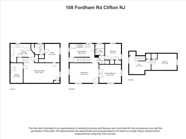 108 FORDHAM RD, Clifton, NJ 07013