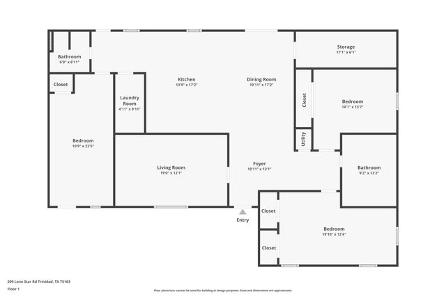 209 Lone Star Road, Trinidad, TX 75163