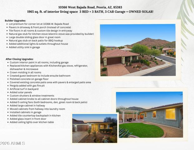 10366 W BAJADA Road, Peoria, AZ 85383