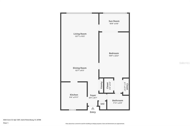 4525 COVE CIRCLE 1207, St Petersburg, FL 33708