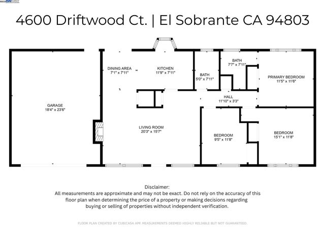 4600 Driftwood Ct, El Sobrante, CA 94803