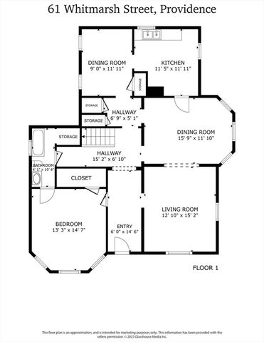 61 Whitmarsh Street, Providence, RI 02907