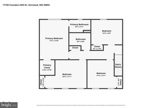 17105 FOUNDERS MILL DR, Derwood, MD 20855