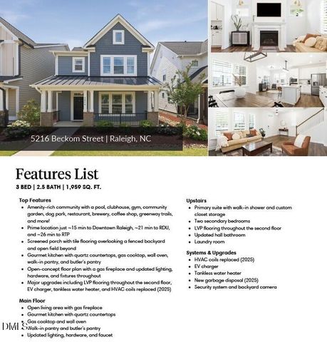 5216 Beckom Street, Raleigh, NC 27616