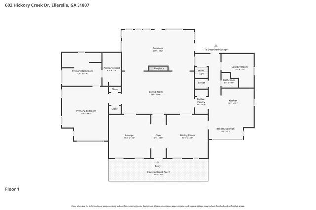 602 Hickory Creek Drive, Ellerslie, GA 31807