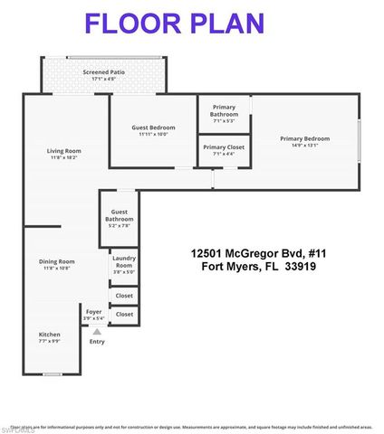 12501 McGregor BLVD 11, Fort Myers, FL 33919