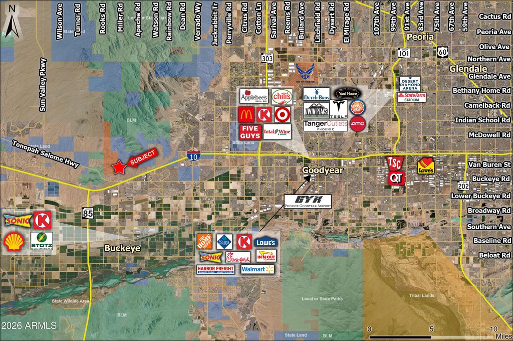 x E Miller Road -, Buckeye, AZ 85396 — photo 3