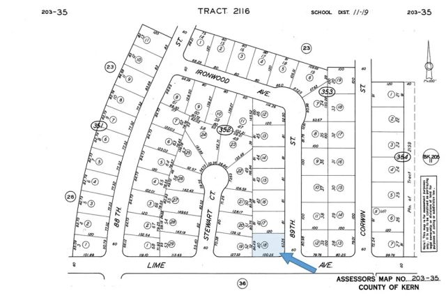 0 89th St & Lime Ave, California City, CA 93505