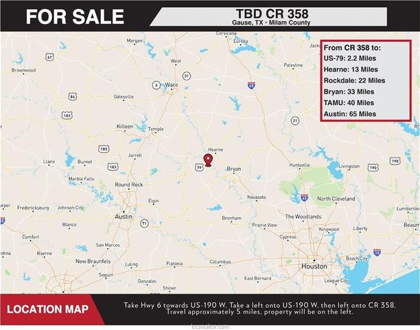 TBD CR 358, Gause, TX 77857