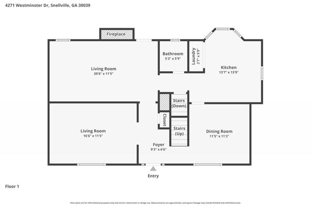 4271 Westminster Drive, Snellville, GA 30039