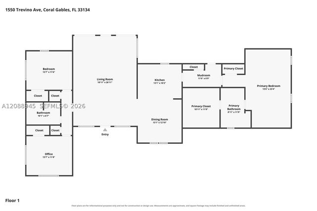 1550 Trevino Ave, Coral Gables, FL 33134