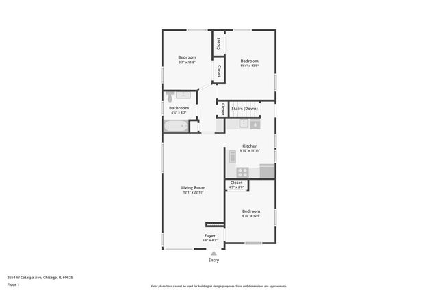2654 W Catalpa Avenue, Chicago, IL 60625