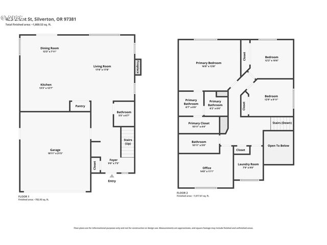 433 GRANT St, Silverton, OR 97381