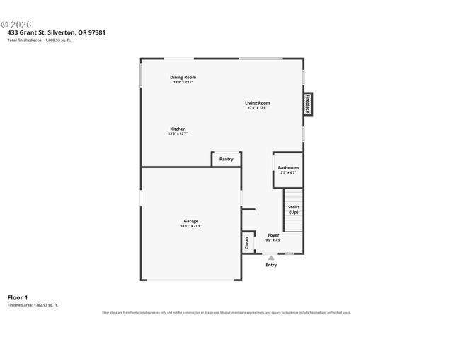 433 GRANT St, Silverton, OR 97381