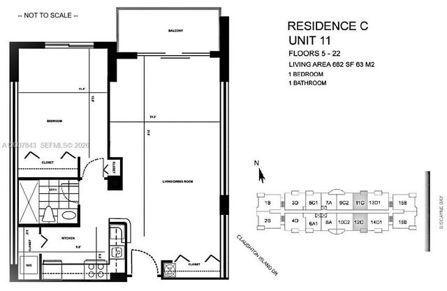 770 Claughton Island Dr 2011, Miami, FL 33131