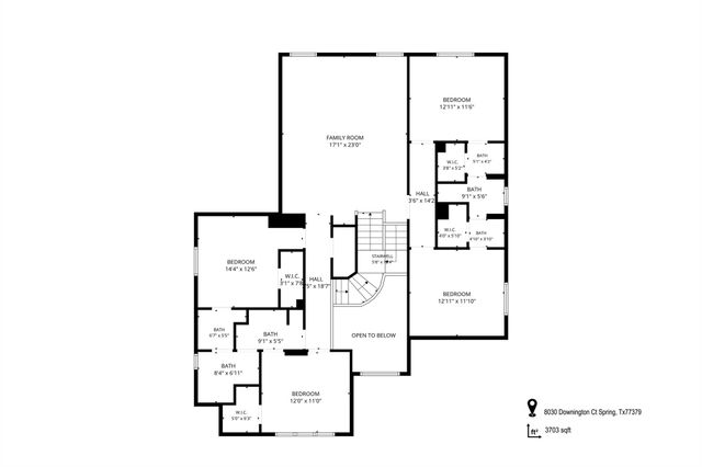 8030 Downington Court, Spring, TX 77379