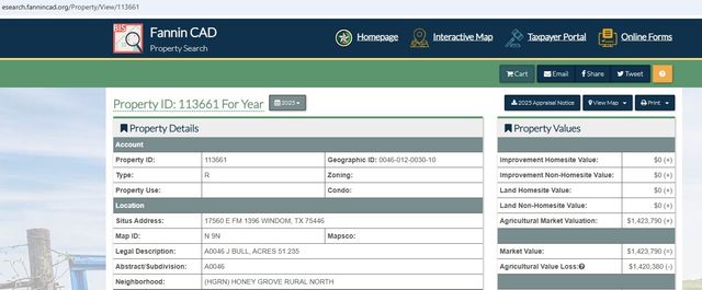 17560 E Fm 1396, Windom, TX 75492