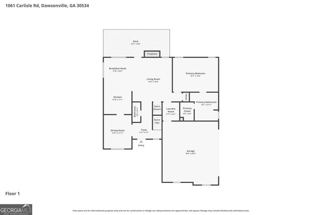 1061 Carlisle Road, Dawsonville, GA 30534