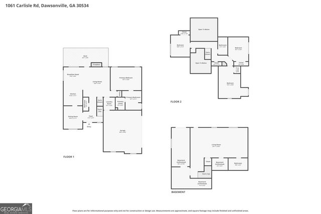 1061 Carlisle Road, Dawsonville, GA 30534