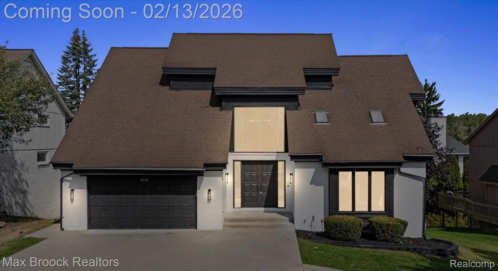 4117 Marlwood Drive, West Bloomfield Charter Township, MI 48323