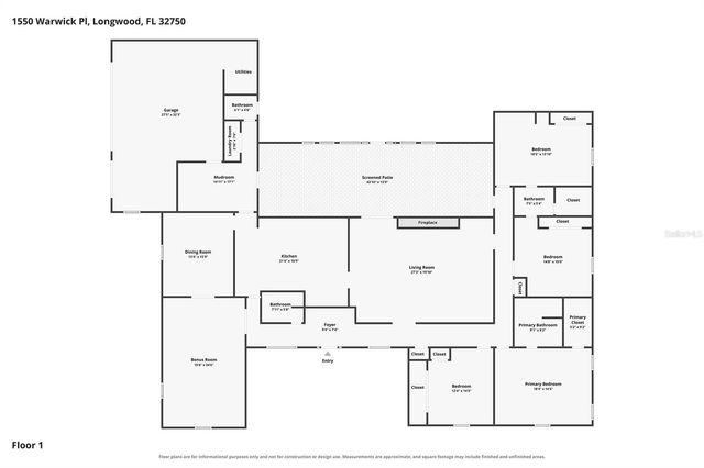1550 WARWICK PLACE, Longwood, FL 32750