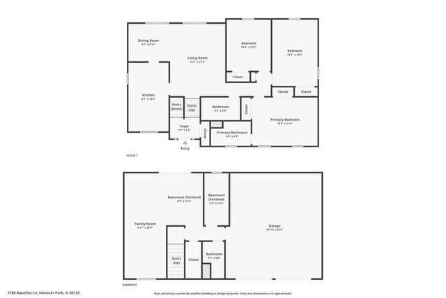 1780 Nautilus Lane, Hanover Park, IL 60133
