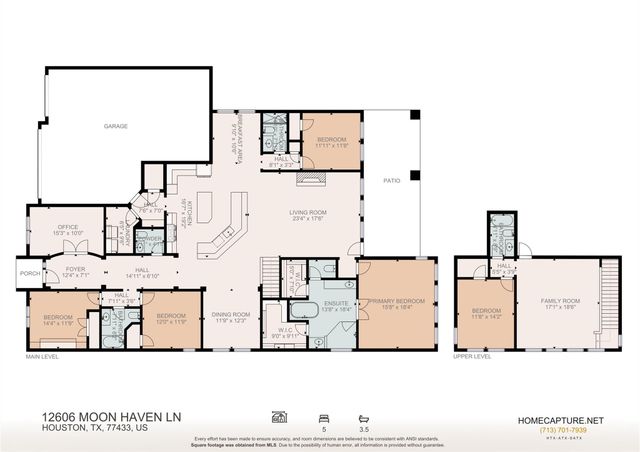 12606 Moon Haven Lane, Cypress, TX 77433