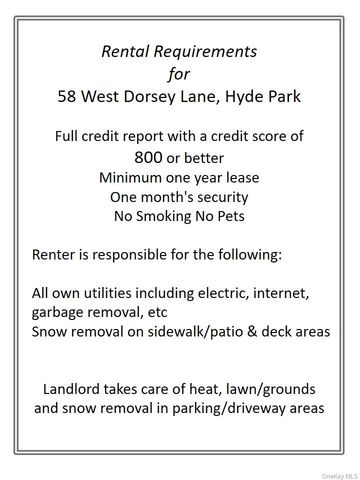 58 WEST DORSEY A, Hyde Park, NY 12538