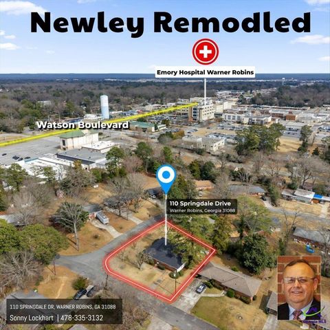 110 Springdale Drive, Warner Robins, GA 31088
