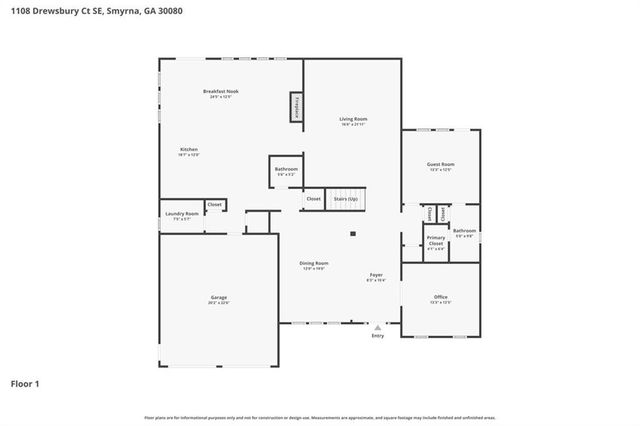1108 Drewsbury Court SE, Smyrna, GA 30080