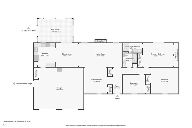 2579 Cardinal Drive, Pittsboro, IN 46167