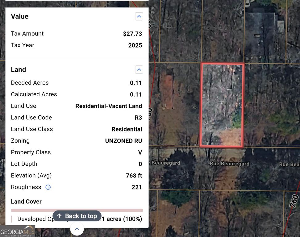 LOT 12 Rue Beauregard, Lavonia, GA 30553 — exterior