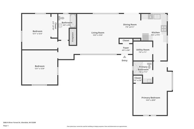 5686 N River Forest DRIVE, Glendale, WI 53209