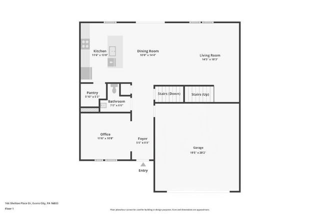 184 Shelton Place Drive, Connoquenessing Boro, PA 16033