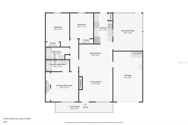 1274 N PALMETTO CIRCLE, Eustis, FL 32726