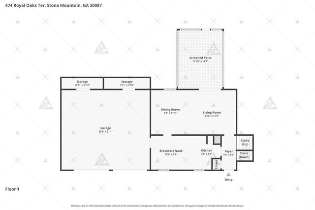 474 Royal Oaks Terrace, Stone Mountain, GA 30087